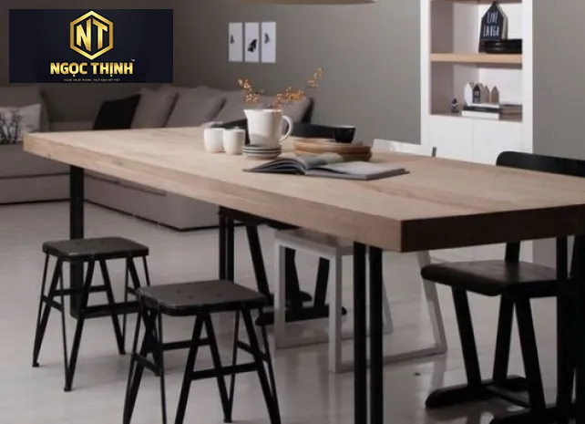 Xưởng Nội Thất Ngọc Thịnh - BÀN ĂN GIA ĐÌNH GỖ CÔNG NGHIỆP Xưởng Nội Thất Ngọc Thịnh - BÀN ĂN GIA ĐÌNH GỖ CÔNG NGHIỆP